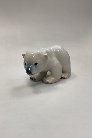 Royal Copenhagen Polar Bear Cub Figurine No. 535