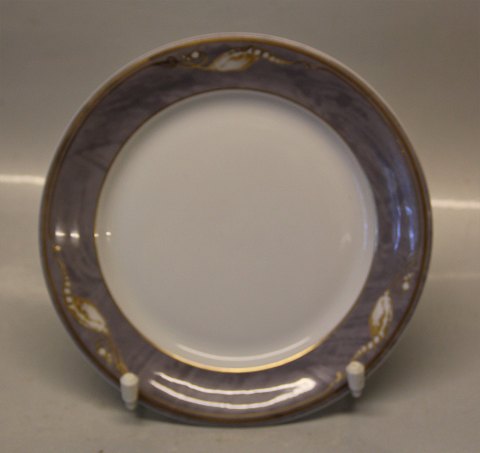 Royal Copenhagen  Grey Magnolia 617 Side plate 17 cm
