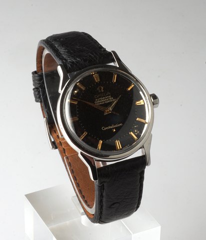 Omega Constellation Pie Pan. Jahr 1963. Black 
dial. Ref 167.005. Cal. 551