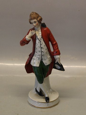 Wiener porcelæn Figur Adelsmand 20.5 cm Royal Vienna