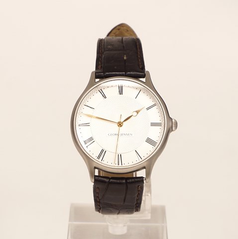 Bo Bonfils for Georg Jensen. Mens watch, quartz. 
Design nr. 381. D: 38mm