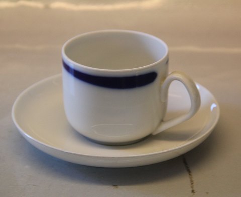 B&G porcelain  Comet  Koppel  	305 Coffee cup and saucer, large 12.5 cl / 4.5 oz 
(102 - RC71-72)
