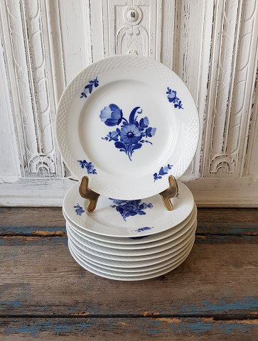 Royal Copenhagen Flettet Blå Blomst frokost tallerken No. 8095 - 21 cm.