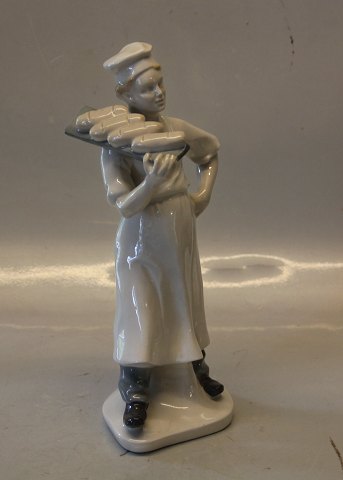 Bagerfigur Tysk Porcelæn 27 cm