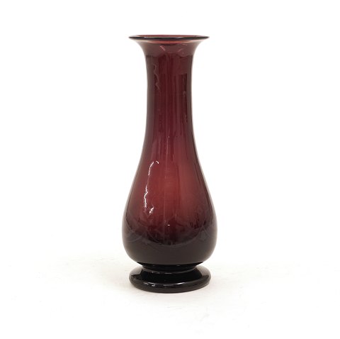 Zwiebelglas. Dänemark 2. Hälfte des 19. 
Jahrhunderts. H: 21,5cm