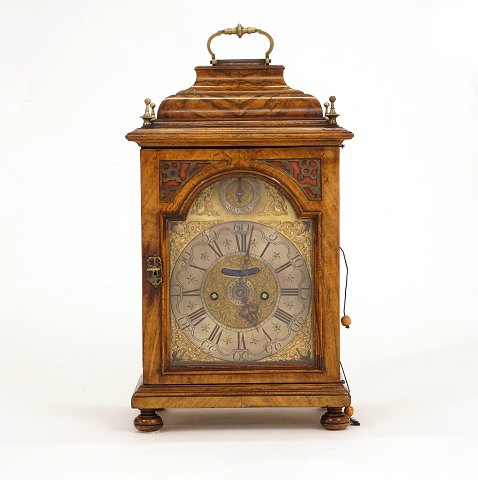 A bracket clock signed by "I B Charels Bruxelles". 
H: 45cm