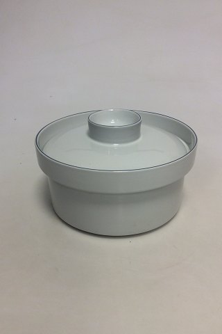 Royal Copenhagen Fajance Blå Kant Lågskål med låg no 3086