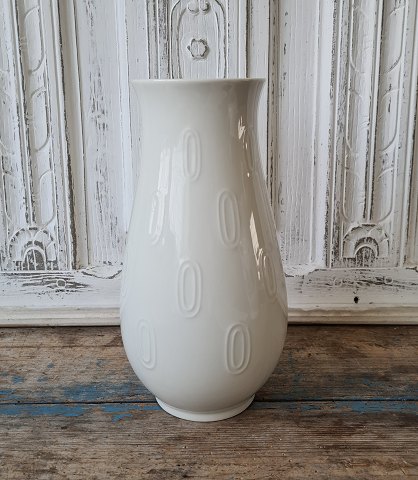 Royal Copenhagen vase, geometric patterns in relief by Thorkild Olsen No. 4171