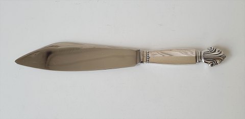 Georg Jensen Acantus large cake knife 26.5 cm.