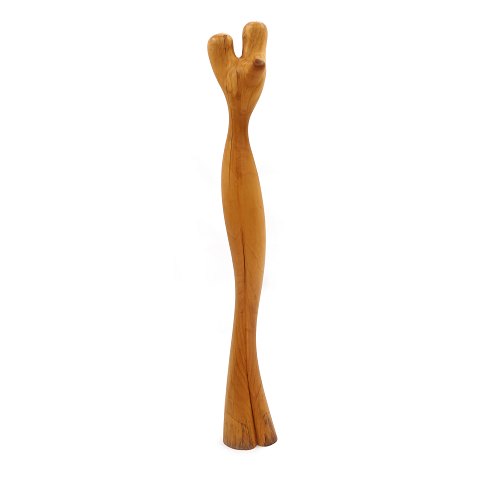 Ulrika Marseen, Denmark, 1912-2007, wood cut 
sculpture. Signed and dated UN 1984. H: 149cm