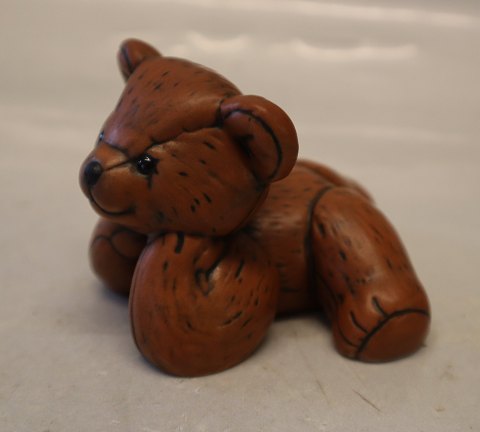 0349 Kgl. Julius brun bamse bjørn 7 x 11 cm Kongelig Dansk 
