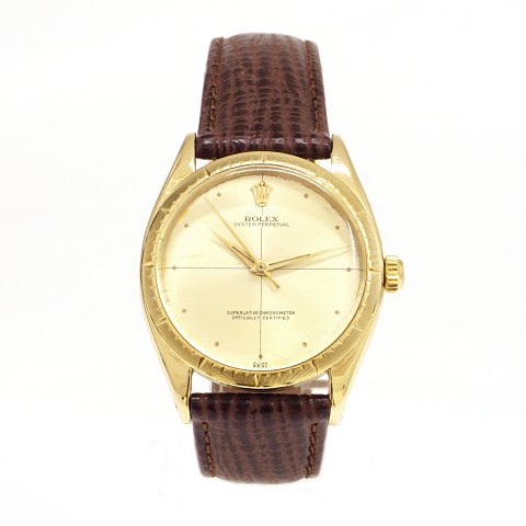 Rolex Oyster Perpetual Ref. 1008
Jahrgang 1963. Wird mit Box und Zertifikat 
geliefert. D: 34mm