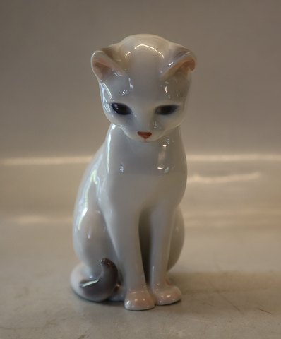 0499 RC Cat 11 cm, White (1020499) after B&G 2453? Royal Copenhagen