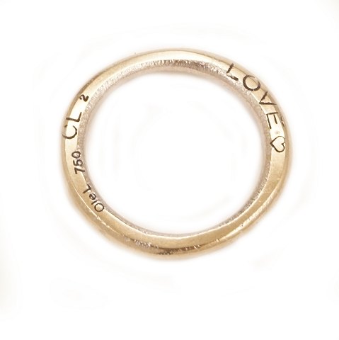 Ole Lynggaard Love 18kt Weissgold Ring. Ringgr. 52