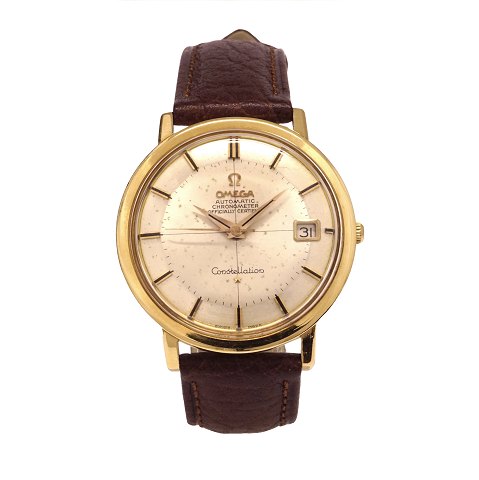 Omega Constellation Automatic 18kt guld ref. 
168004/14 SC-62. Caliber 561. Ca. år 1963. D: 36mm