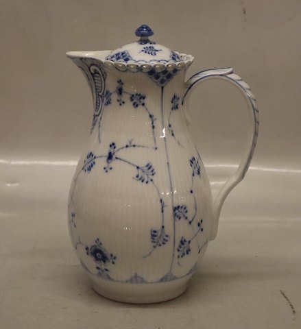 Blue Fluted Full Lace 1026-1  Chocolate pot with lid ca 24 cm  0.96 liter