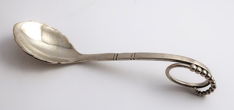 Georg Jensen. Sølvbestik (925).  Marmeladeske. Model 41. Længde 14 cm.