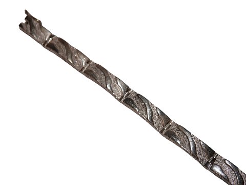 Herman Siersbøl sølvModerne leddelt armbånd fra ca. 1970