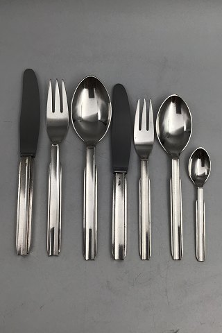 Hingelberg No. 7 Sterling Silver Set 8 people (56 + 7 pieces) Svend Weirauch