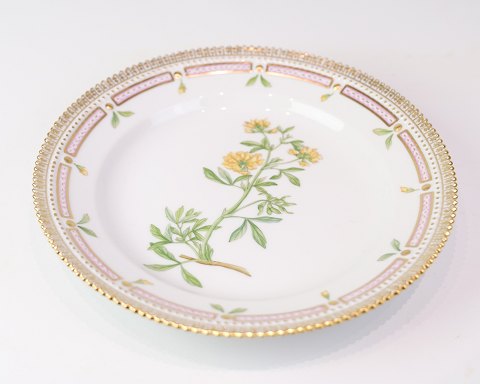 Frokosttallerken - Dek. Nr. 20/3550 - Kongelig Flora Danica - Royal Copenhagen - 
1960erne

