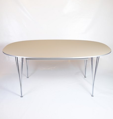 Superellipse Dining Table - Model B616 - Laminate Grey - Piet Hein & Bruno 
Mathsson/Arne Jacobsen - Fritz Hansen
