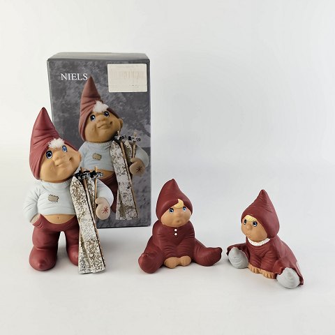 Klarborg figurerNiels, Bette Inger og Bette Knud