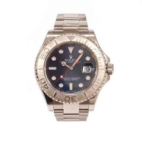 Rolex Yachtmaster 116622 med box og certifikat 
solgt hos AD Knud Pedersen, Aarhus, 06.06.2014. D: 
40mm