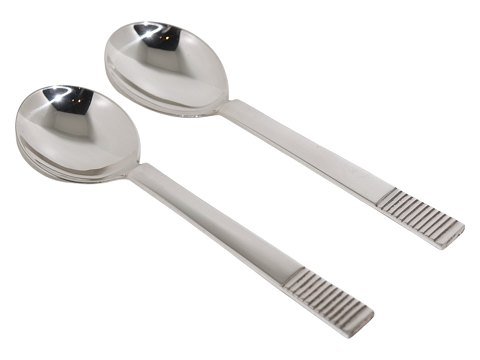 Georg Jensen Parallel 
Dessert spoon 16.8 cm..