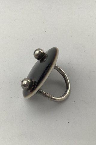 Royal Copenhagen / A Michelsen Porcelæn / Sterling Sølv Moderne Ring