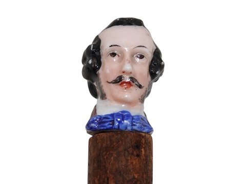Bottle stopper shaped as a man from around 1890-1900