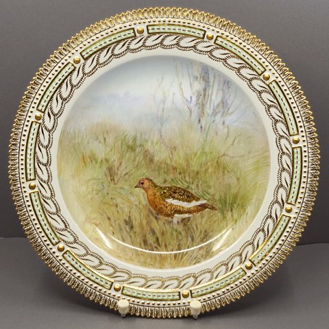 Royal Copenhagen, Flora Danica Animal; Dinnerplate 25,5 cm No. 3549
