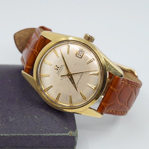 Omega; Seamaster wristwatch in steel with gold, 1968