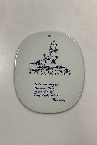 Royal Copenhagen Piet Hein Gruk Platte fra 1980