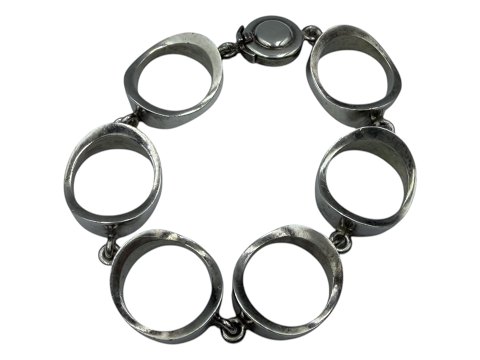 N.E. From sterling silverModern bracelet from 1950-1960
