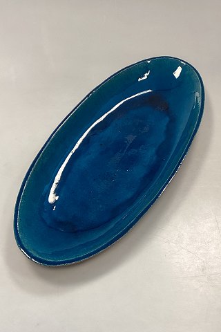 Kaehler Ceramics Stoneware Dish with Turquoise Glaze