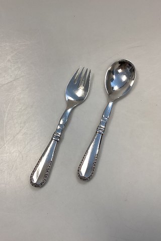 Georg Jensen Silver Viking Salad Set No. 136