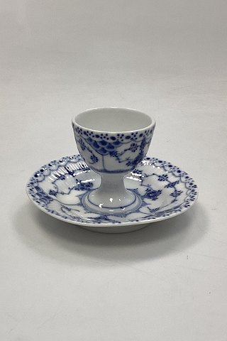 Royal Copenhagen Blue Fluted Half Lace Egg Cup with Fixed Foot No. 543