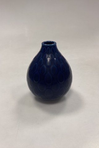 Aluminia Blå Marselis Vase af Nils Thorsson No. 2633