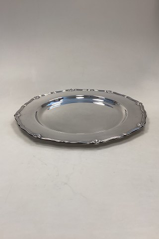 Danish Round Silver plated Dish  by Henry Roland
