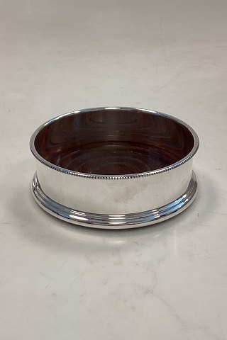 Dansk Sølvplet / Træ Flaske Bakke