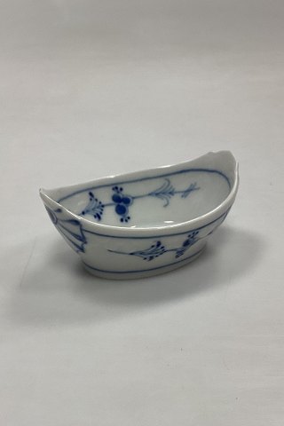 Bing and Grondahl Blue Fluted Plain Oval Salt Bowl No. 547