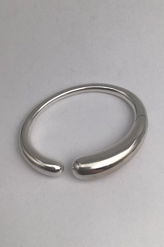 Georg Jensen Sterling Silver Bangle Mercy (Hinged) (No. 634 B)