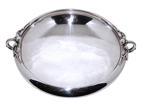 Georg Jensen sterling silverExtra large round bowl with handles from 1933-1944