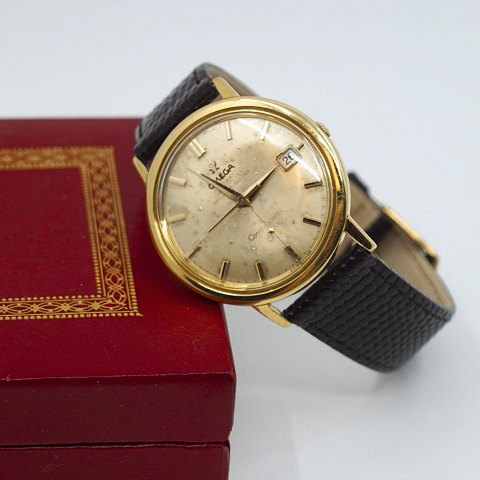 Omega; Constellation wristwatch in 18k gold, 1967