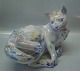 Unique Helge Christoffersen Ceramic Cat 24 x 34 cm