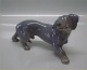 Royal Copenhagen figurine 
1450 RC Old Dachshund Designed by Knud Moeller 1913 11 x 19 cm