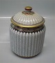 Dahl Jensen 225-665 DJ Red lidded vase 16 cm Crackleware