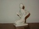 White Dahl Jensen FigurineGirl with Fish