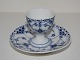 Antik K presents: Blue Fluted Half LaceRare egg cup on stand