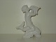 Bing & Grondahl Blanc de Chine FigurineBoy on Dolphin